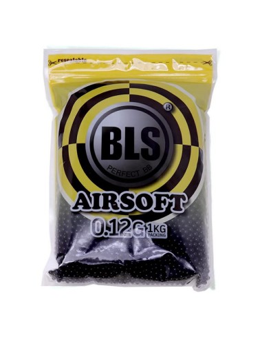 BLS billes précision 0.12gr sachet de 1kg - Noir - 