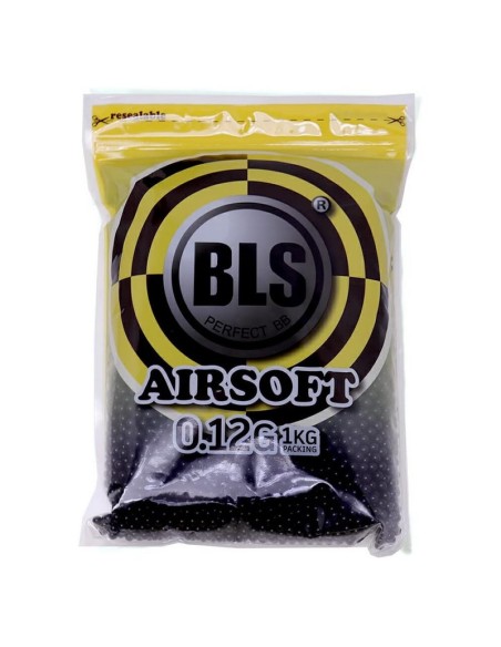 BLS billes précision 0.12gr sachet de 1kg - Noir - 