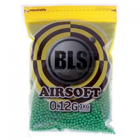 BLS 0.12gr BBs precision 1kg bag - Green - 