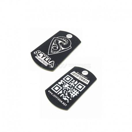 JEFFTRON Scylla Dog Tag Keychain - 