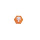 Patch velcro Punisher "Your Are Not Alone" - Orange/Blanc - 