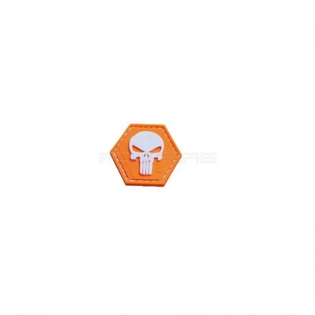 Patch velcro Punisher "Your Are Not Alone" - Orange/Blanc - 