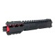 CTM tactical FUKU-2 CNC short normal upper set for AAP-01 - Black / Red - 
