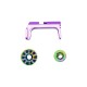 CTM Tactical Fuku-2 Frame CNC Magazine Release Set for AAP-01 - Electroplated Chameleon - 