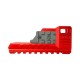CTM Tactical Extended rail blast shield for AAP-01 - Red - 
