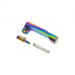 COWCOW Technology Match grade stainless steel Mag Release for TM Hi-capa - Rainbow - 