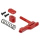 Maxx Model CNC advanced Magazine Release Style C for MTW M4 - Red - 