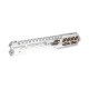CTM tactical FUKU-2 CNC upper set - Long cut out for AAP-01 - Silver / Gold - 