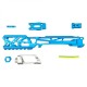CTM tactical FUKU-2 upper CNC Skeleton pour AAP-01 - Bleu / Silver - 