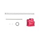 CTM tactical CNC Magazine Extension Plate for AAP-01 / We Glock - Pink - 