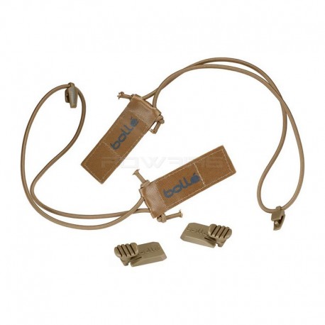Bolle Elastic and scratch fixing set for COMBAT and X810 - FDE - 