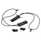 Bolle Set de fixation élastique et scratch pour COMBAT et X810 - Noir - 