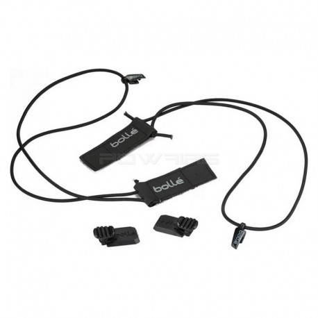 Bolle Set de fixation élastique et scratch pour COMBAT et X810 - Noir - 