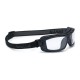 Bolle masque ULTIM8 BSSI écran clair - Noir - 