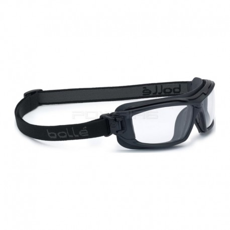 Bolle masque ULTIM8 BSSI écran clair - Noir - 