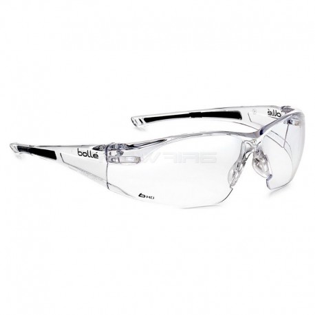Bolle RUSH HD Polycarbonate Safety Glasses - Clear - 