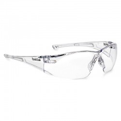 Bolle RUSH Polycarbonate Safety Glasses - Clear - 