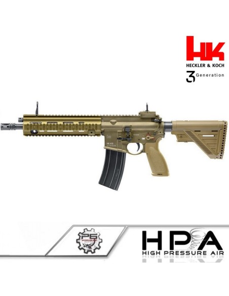 H&K HK416 A5 GBBR Gen3 Tan HPA - 