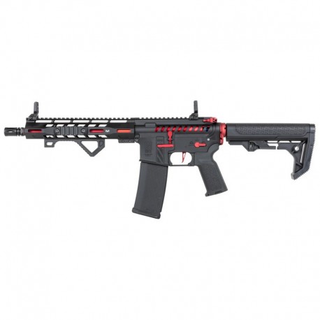 Specna Arms SA-E39-L EDGE™ Light Ops Stock HAL ETU - Noir / Rouge - 