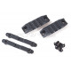 ARES M4 Handguard Rail (R-01 X 2 / Screw / Metal Piece X 2) - BK - 