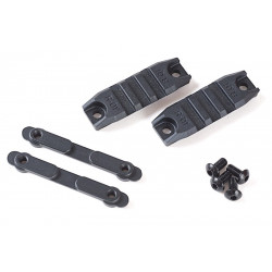 ARES M4 Handguard Rail (R-01 X 2 / Screw / Metal Piece X 2) - BK - 