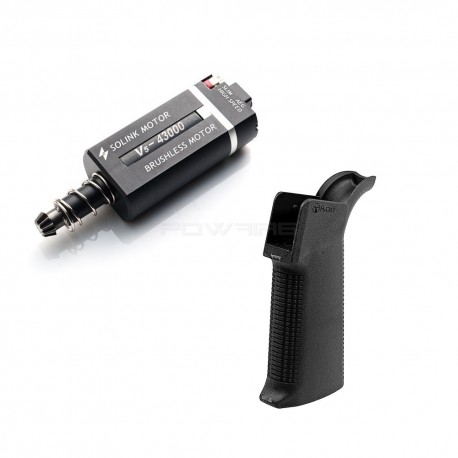 Pack Grip Slim avec Moteur brushless slim Solink - Noir - 