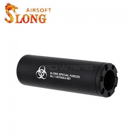 SLONG AIRSOFT Silencieux 14mm CCW Type B - 110mm - 