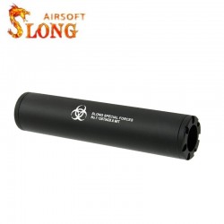 SLONG AIRSOFT Silencier 14mm CCW Type B - 160mm - 
