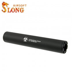 SLONG AIRSOFT Silencier 14mm CCW Type B - 200mm - 