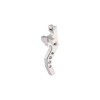 SLONG AIRSOFT 45degrees CNC Flat trigger for VSR-10 - Silver - 