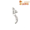 SLONG AIRSOFT 45degrees CNC Curved trigger for VSR-10 - Silver - 