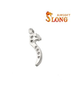 SLONG AIRSOFT 45degrees CNC Curved trigger for VSR-10 - Silver -  2