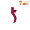 SLONG AIRSOFT 45degrees CNC Curved trigger for VSR-10 - Red - 