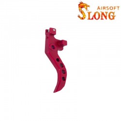 SLONG AIRSOFT 45degrees CNC Curved trigger for VSR-10 - Red - 