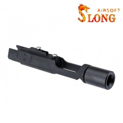 SLONG AIRSOFT Bolt carrier with extension for Tokyo Marui M4 MWS GBBR - Black - 
