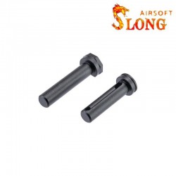 SLONG AIRSOFT Receiver pins for Tokyo Marui MWS GBBR - Black - 
