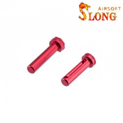 SLONG AIRSOFT Receiver pins for Tokyo Marui MWS GBBR - Red - 
