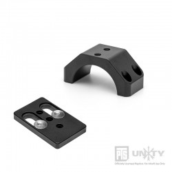 PTS Unity Tactical MRDS Top ring for LPVO 30mm with adjustable mounting plate - Black - 