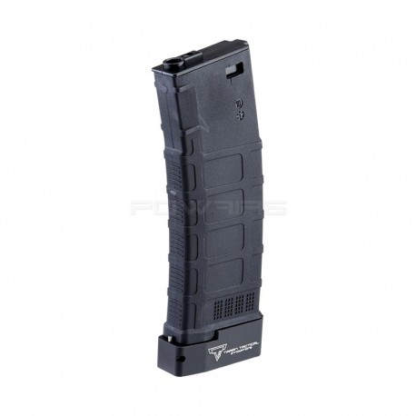 Cyma 220rds M4 Gmag style gen3 mid-cap magazine with TTI extended magbase - Black - 