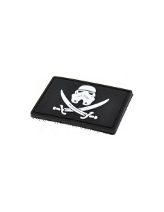 Stormtrooper Jolly Roger Velcro Patch - Black -  2