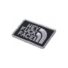 Velcro Patch Hey Fuck Face - Black / White - 