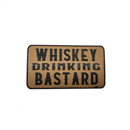 WHISKEY DRINKING BASTARD Micro Velcro patch - 