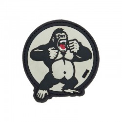 King Kong Velcro patch - White - 