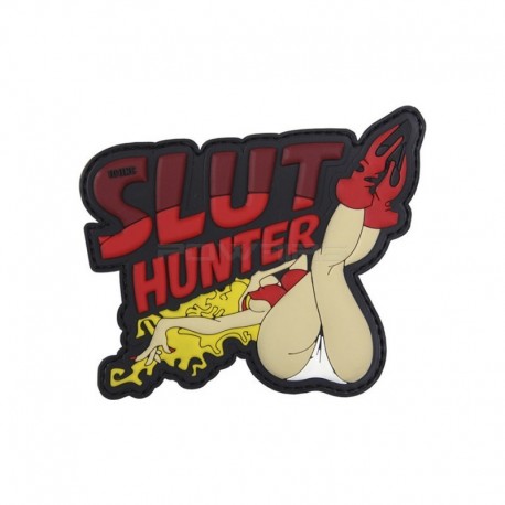 Slut Hunte Velcro Patch - Red - 