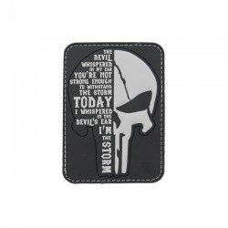 Patch I am the Storm PUNISHER - Noir - 