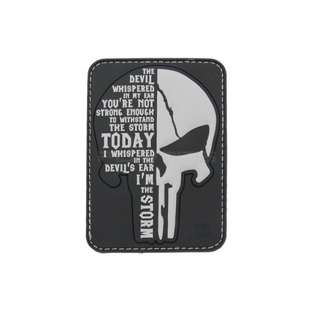 I am the Storm PUNISHER Patch - Black - 