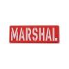 Velcro patch Marshal - Red / White - 