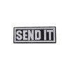 Send It velcro embroided patch - Black / White - 
