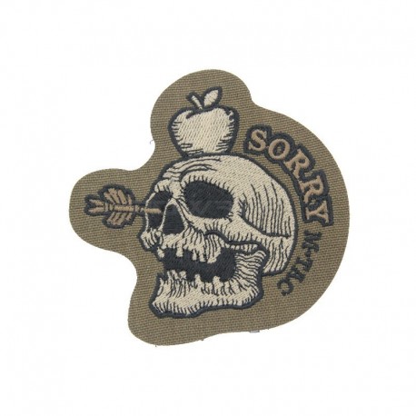Patch brodé velcro Sorry - Ranger Green - 
