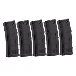 Arcturus pack de 5 chargeurs DMAG 30/135 rds pour M4 - 